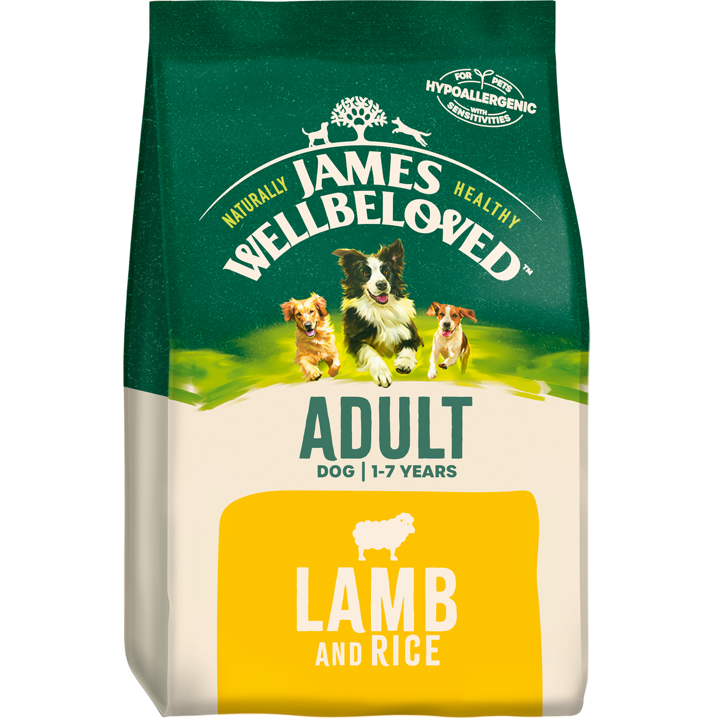 Adult Hundetrockenfutter mit Lamm & Reis