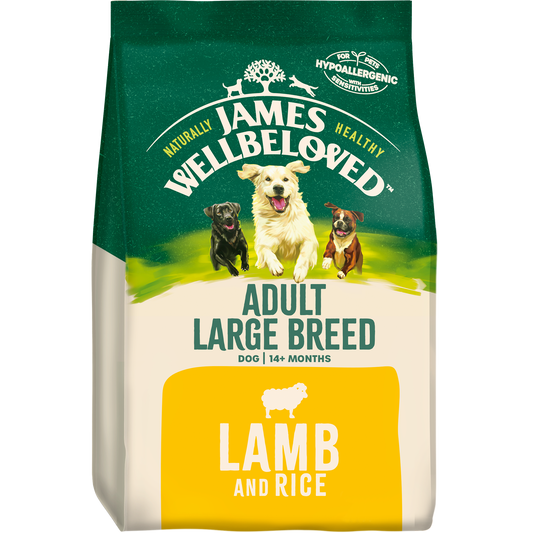 Adult Hundetrockenfutter mit Lamm & Reis große Rassen