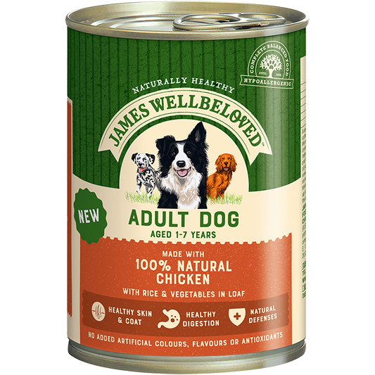 Adult Hundenassfutter Pastete Huhn mit Reis & Gemüse – Dose