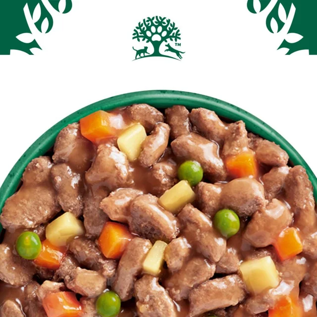 Adult Hund Nass ohne Getreide Lamm & Huhn mit Gemüse in Sauce, Portionsbeutel