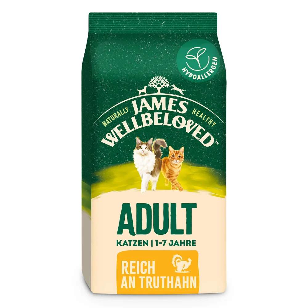 Adult Katze Trocken reich an Truthahn 1,5kg Image 1