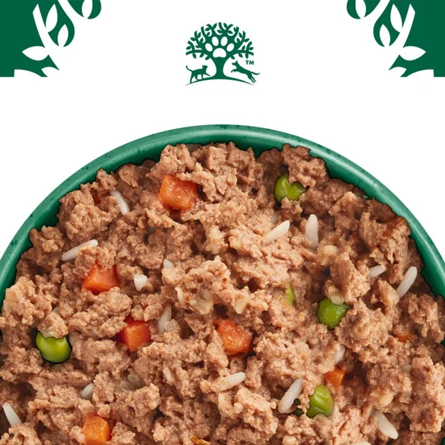 Welpe/Junior Hund Nass Huhn mit Reis & Gemüse in Pastete