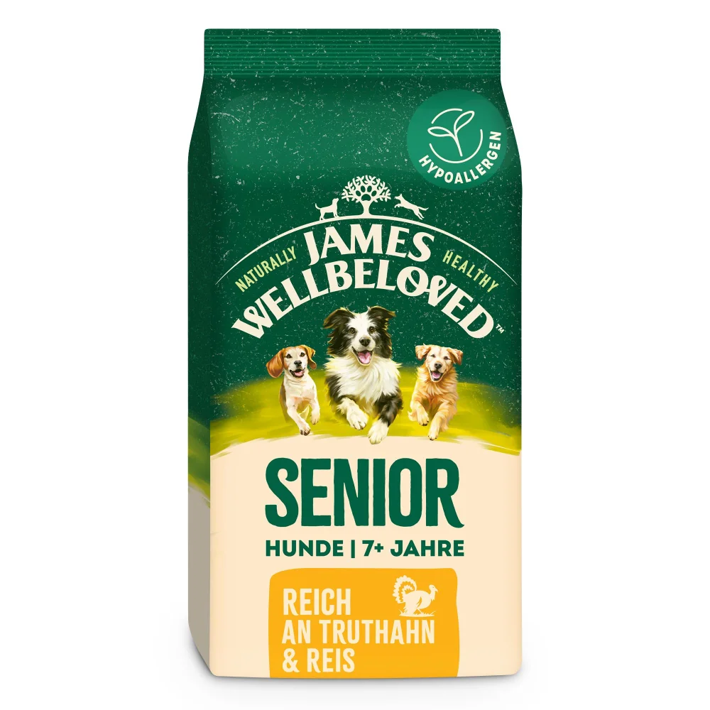 Senior Hund Trocken reich an Truthahn & Reis 2kg Image 1