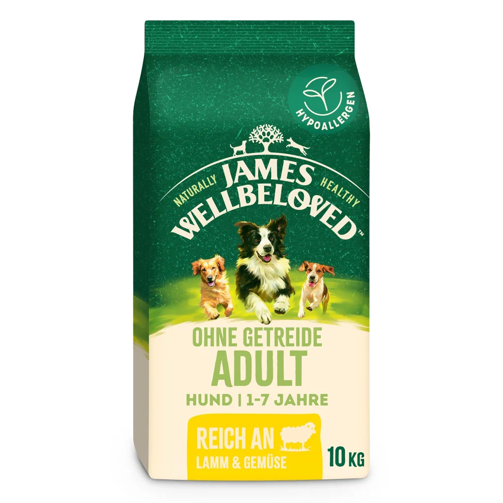 Adult Hundetrockenfutter ohne Getreide Lamm & Gemüse 10kg Image 1